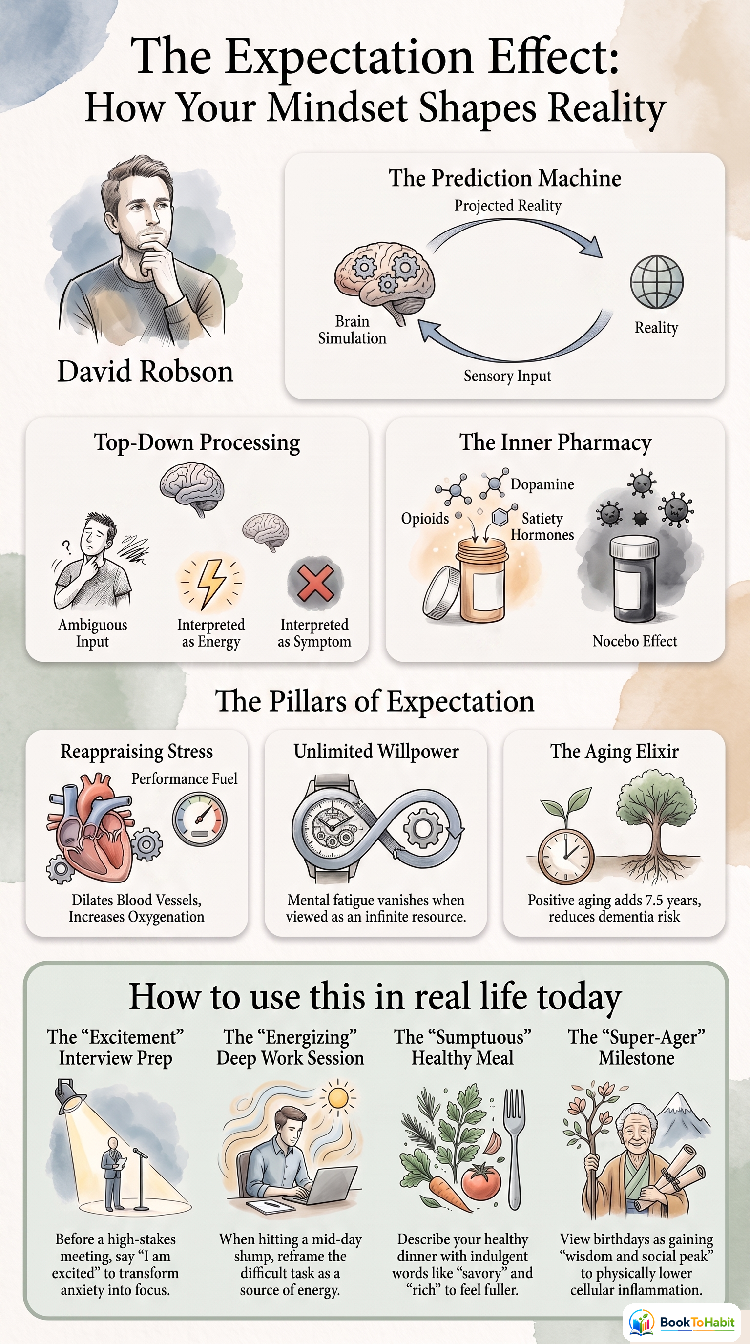 The Expectation Effect infographic summary