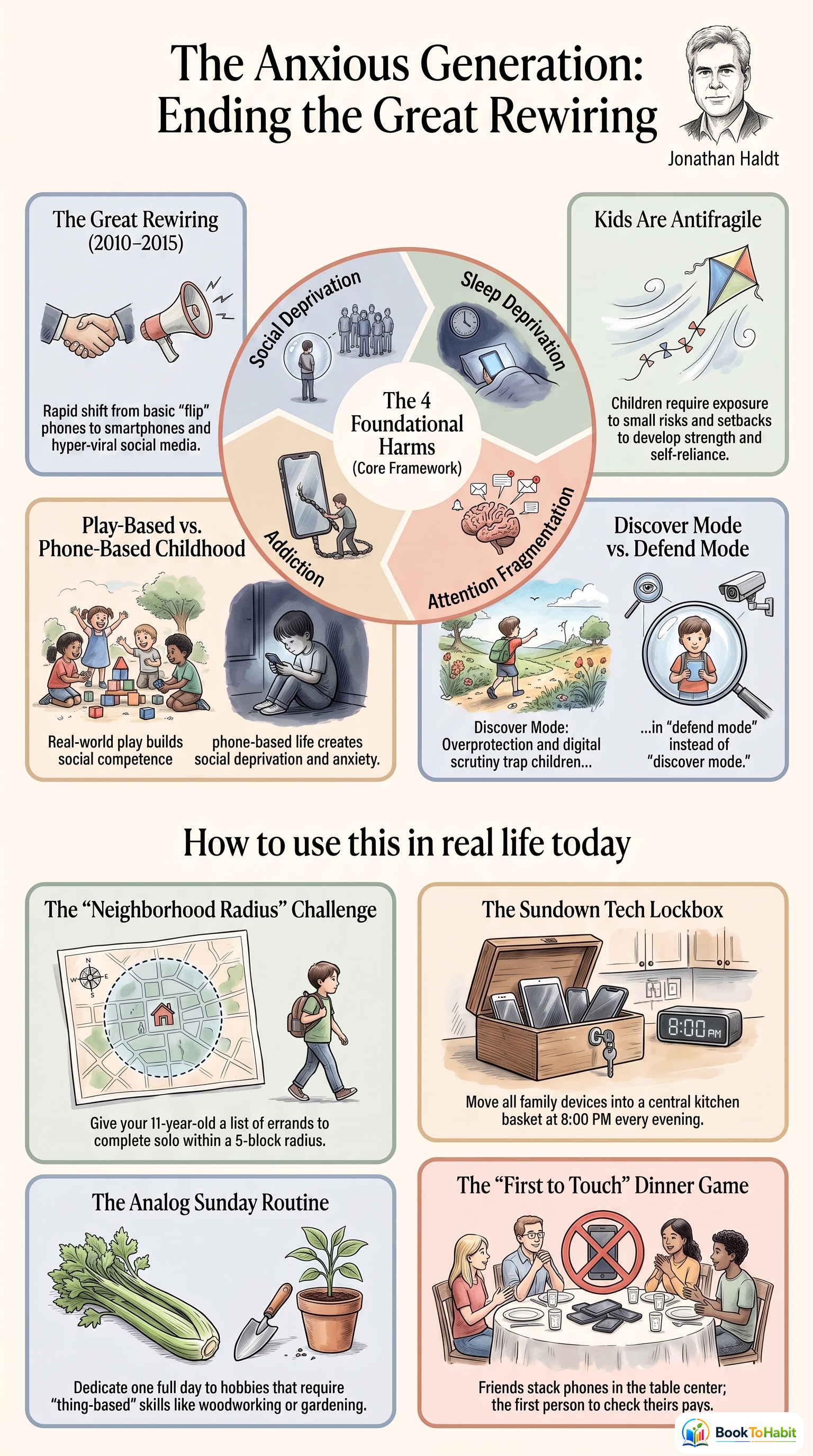 The Anxious Generation infographic summary