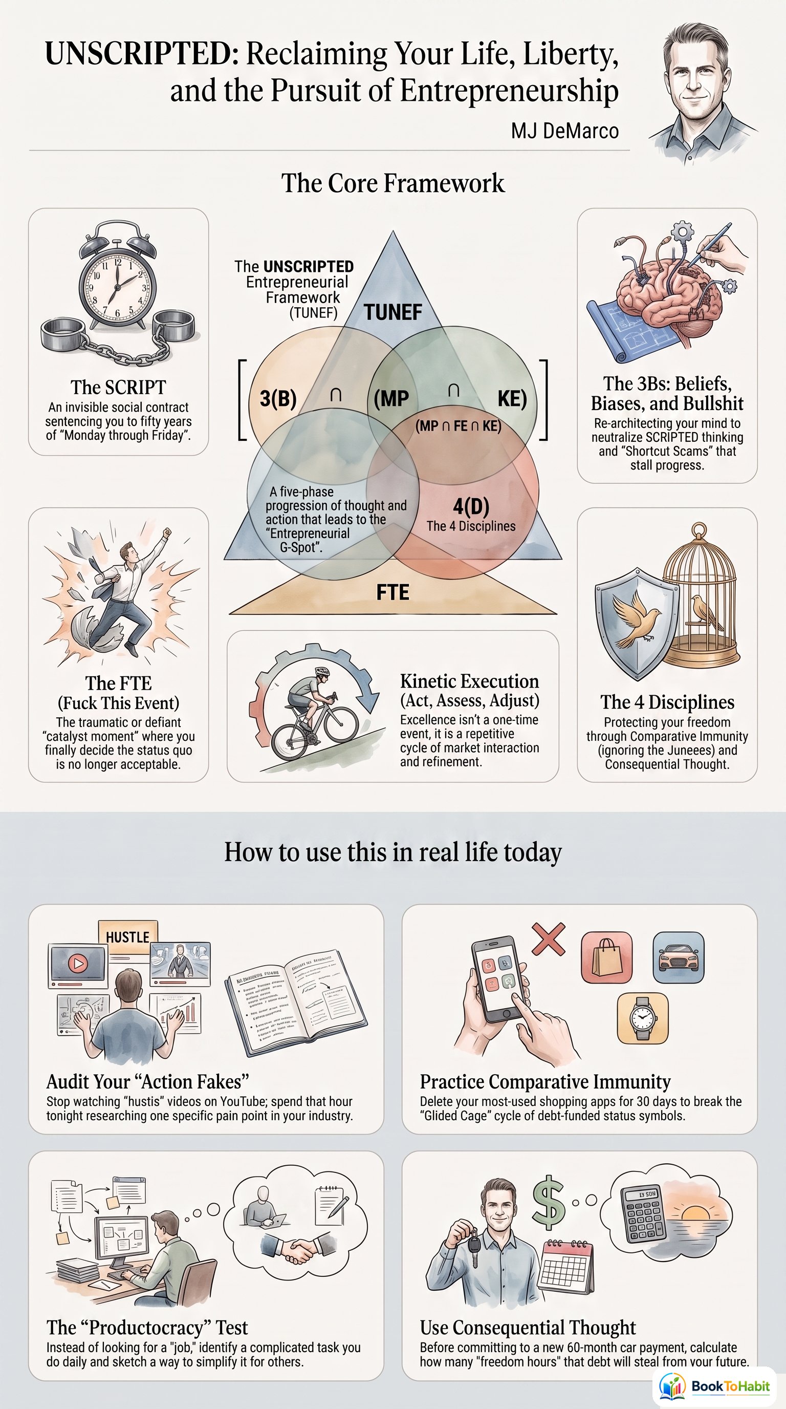 UNSCRIPTED infographic summary